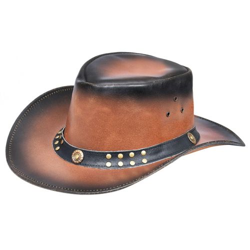 Australische Rook Westerse Stijl Cowboy Outback Echt Leren Aussie Bush Hoed