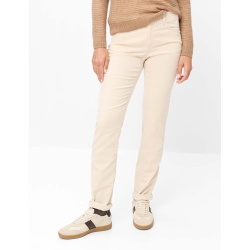 Brax Damen Cordhose Style CAROLA DARK ECRU, cremeweiß, Gr. 52