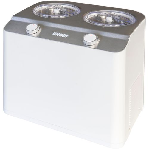 UNOLD Eismaschine "Doppio bianco 48830", weiß, B:40,9cm H:38cm T:30,7cm, Eismaschinen