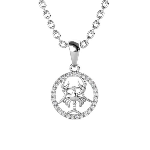 Kreeft Zodiac Hangers - Zilver en Kristal