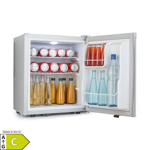 Happy Hour 38 Mini-Kühlschrank Minibar Getränkekühlschrank 38 L 26 dB Silber 38 Liter