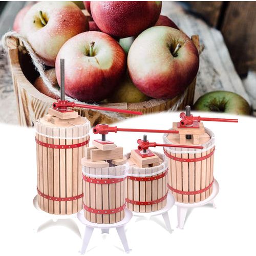 JOIEYOU 30L Obstpresse Manuell – Apfelpresse Weinpresse mit Presstuch