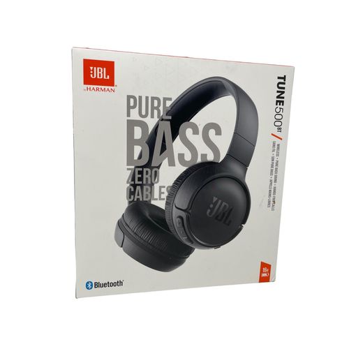 (G2) JBL Tune500BT On-Ear Bluetooth-Kopfhörer in Schwarz Faltbar