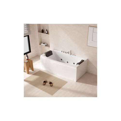 HOME DELUXE Whirlpool Badewanne NOOR 173 x 80 cm