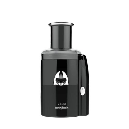 Magimix Juice Expert 3 Black Entsafter (XL Einfüllschacht, zwei Presskegel, Edelstahlsaftfilter, ColdPress-Technologie, 400 Watt, Schwarz)