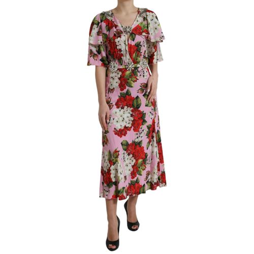 Bloemenzijde Jurk Model Middenlang
