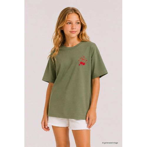 Jeugd Katoen Elastaan T-Shirt