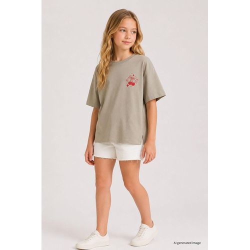Jeugd Katoen Elastaan T-Shirt