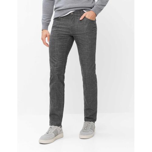Brax Herren Five-Pocket-Hose Style CHUCK GRAPHIT, dunkelgrau, Gr. 34/34