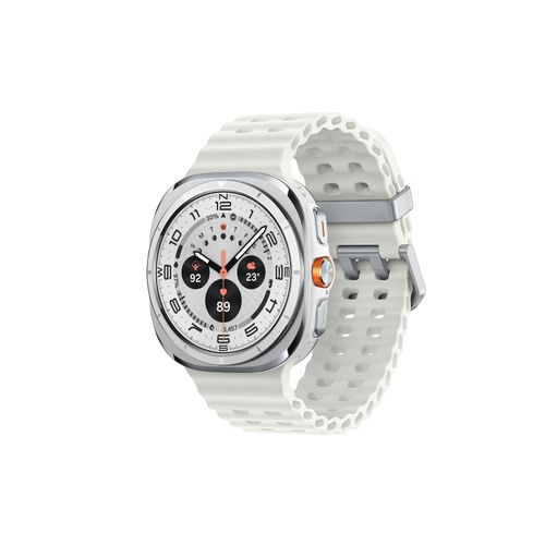 Samsung Galaxy Watch Ultra, 2025, 47mm, LTE, Titanium White Smartwatch (Herzfrequenzmessung, Schrittzähler)