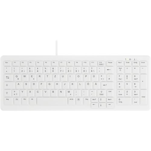 CHERRY Tastatur "Active Key AK-C7000", weiß, B:37,4cm H:2,5cm T:13,9cm, Tastaturen
