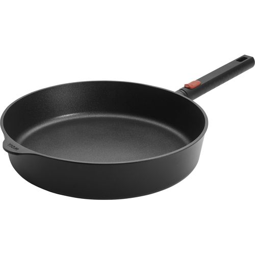 Schmorpfanne WOLL "MADE IN GERMANY - Eco Logic QXR", schwarz, H:7cm Ø:32cm, Pfannen, Schmorpfanne
