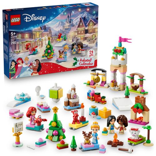 Spielzeug-Adventskalender LEGO "Adventskalender 2026 (43298), LEGO Disney Princess", bunt, Adventskalender, Kinder, Kunststoff, Made in Europe