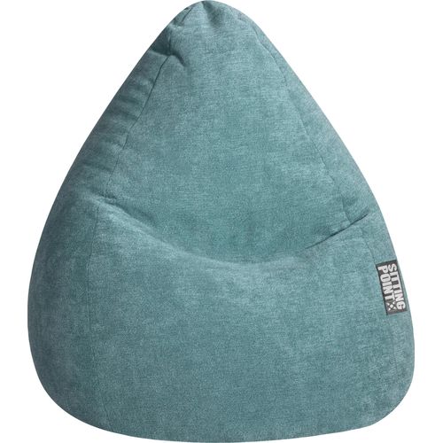 Sitzsack SITTING POINT "Sitzsack ALFA XXL", blau (petrol), Sitzsäcke, Sitzsack