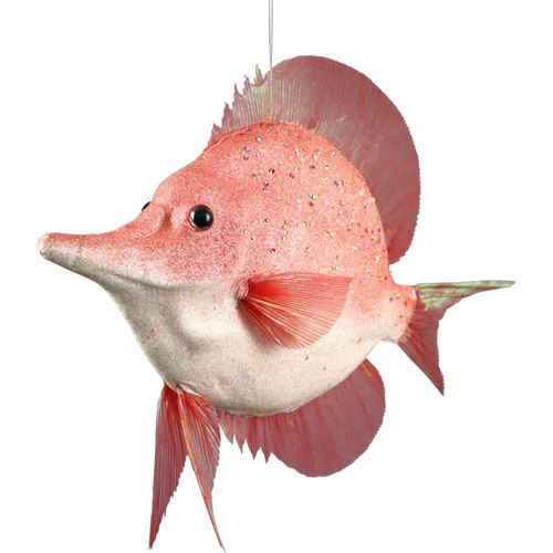 Dekofigur AM DESIGN "Styropor-Fisch", rosa (rosé), B:45cm H:14cm, Styropor, Dekofiguren, in Handarbeit gefertigt