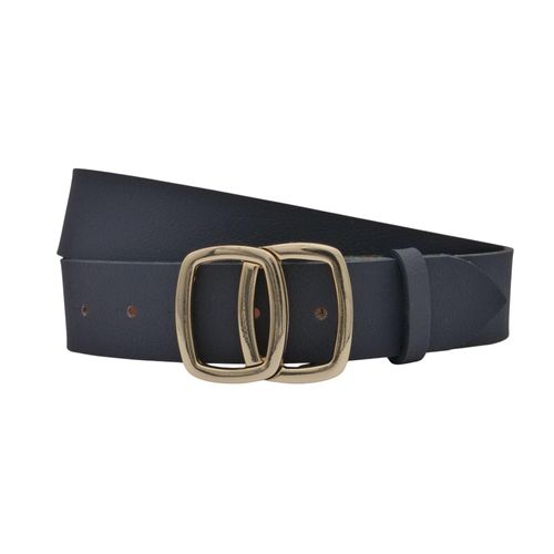 Ledergürtel ANNAMATONI "AnnaMatoni AnnaMatoni Damen Gürtel aus Echtleder mit eleganter", Damen, Gr. TW 115, blau (marine 490), 100% Leder, Gürtel Ledergürtel