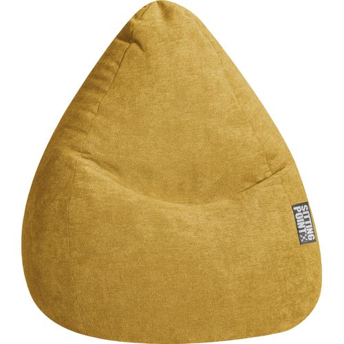 Sitzsack SITTING POINT "Sitzsack ALFA XXL", gelb (senf), Sitzsäcke, Sitzsack