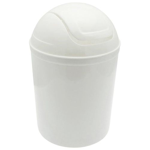 Kosmetikeimer ADOB "Abfallbehälter", weiß, H:31cm Ø:19cm, Kunststoff, Mülleimer, Kosmetikeimer