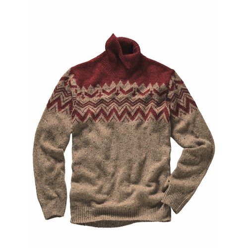 Mey & Edlich Herren Südtirol-Rolli Beige 60 % Wolle, 20 % Viskose, 20 % Polyamid