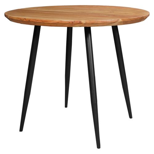 home24 Esstisch mit Massivholzplatte - Akazie Massiv / Eisen