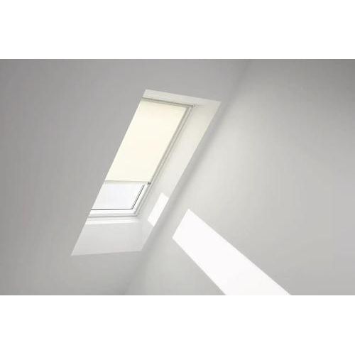 VELUX Rollo uni hellbeige mit Alu- Rahmen solarFSC RSL UK10 1086K
