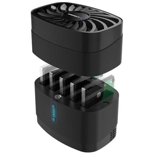Sabrent DS-5R15, HDD, SSD, SATA, Serial ATA III, 2.5", USB 3.2 Gen 2 (3.1 Gen 1) Type-C, Schwarz, 10 Gbit/s