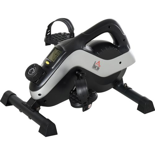 Mini Heimtrainer Pedaltrainer für Beintraining Pedal-Trainer mit Befestigungsgurt Anti-rutschmatte
