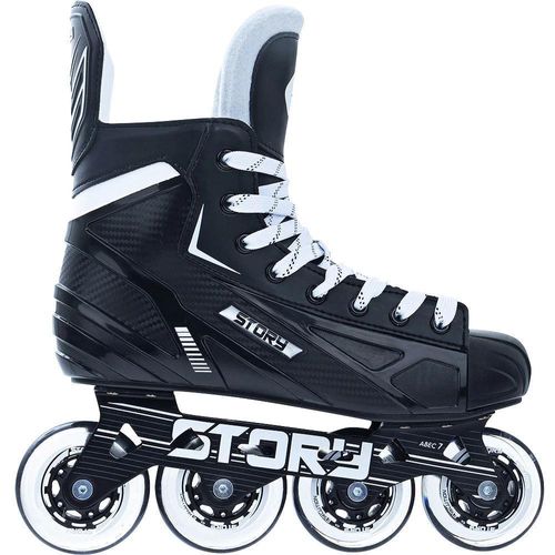 Story Compact Mission Rollerhockey-Skates – Inlinehockey-Skates ohne Bremsen – Leichte Skates für Straße und Sport