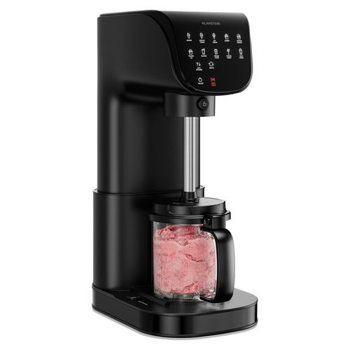 Klarstein Velaire Eismaschine – 500-W-Eismaschine, 3 Behälter à 0,6 l (insgesamt 1,8 l), 10 Programme, Touch-Display, Frozen Yoghurt & Sorbet