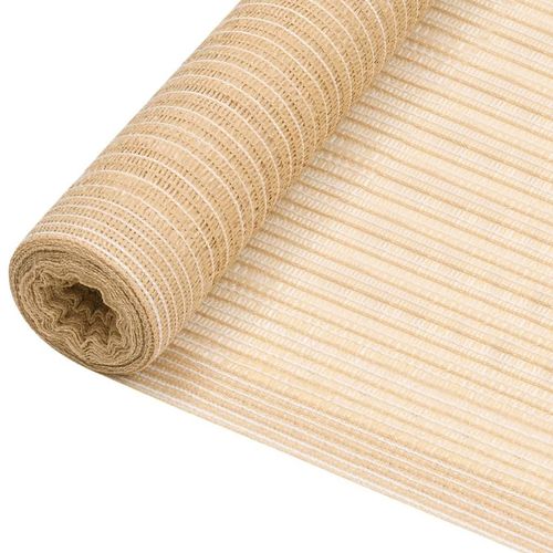 Zaunblende Beige 2x50 m HDPE 150 g/m²