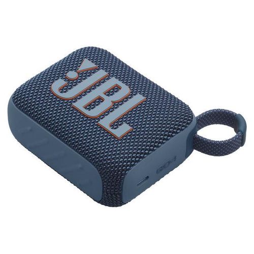 JBL GO 4, tragbarer Lautsprecher, blau