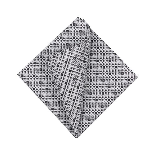 Einstecktuch VENTI "VENTI Einstecktuch Print", Herren, grau (dunkelgrau), 100% Baumwolle, Modetücher