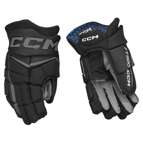 CCM Eishockeyhandschuhe CCM Jetspeed FT880 JR, schwarz, Junior, 12"
