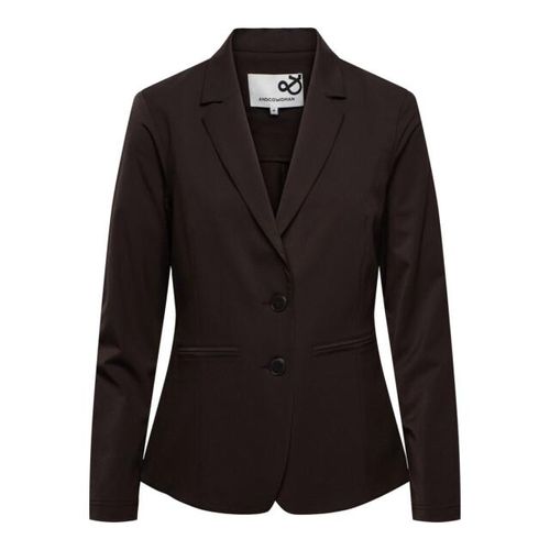&Co Woman Phileine blazer- dark choco