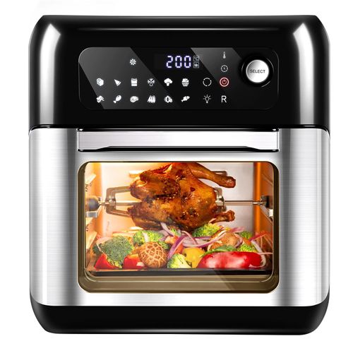 10L Heißluftfritteuse XXL Fritteuse Fritteusen Heißluft Ofen Friteuse Digitale