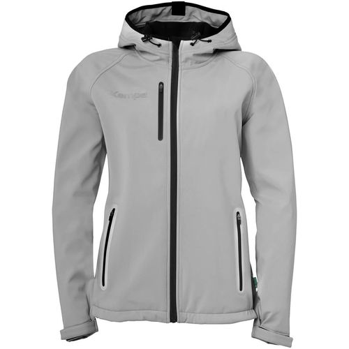 Softshelljacke KEMPA "SOFTSHELL JACKE SOFTSHELL WOMEN", Damen, Gr. XXL, grau, Obermaterial: 100% Polyester Pol. recyc.., Jacken Softshelljacke