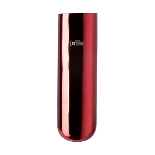 Karaffe FINK STUDIO "FULL FILL", rot, B:8cm H:26cm T:8cm Ø:8cm, Karaffen, Karaffe, in Geschenkverpackung