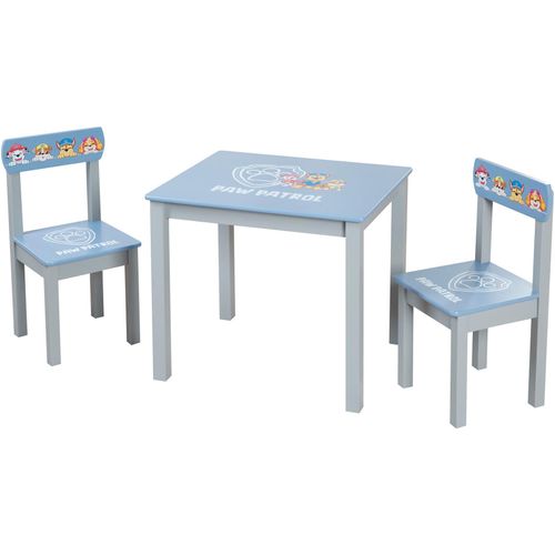 Kindersitzgruppe ROBA "Paw Patrol", blau, Sitzmöbel-Sets, Kinder, mit Tisch und 2 Kinderstühlen