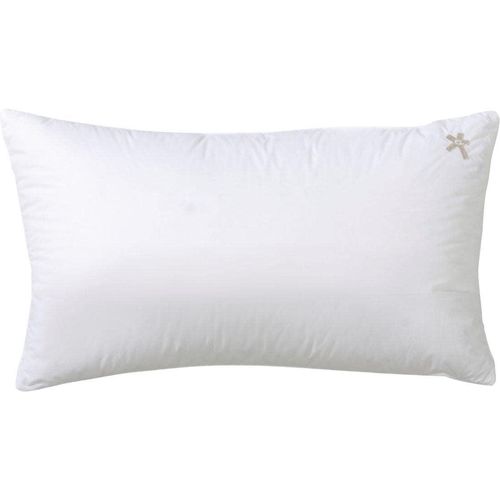 Federkissen CENTA-STAR "Kopfkissen Classik fest", weiß, B:40cm L:80cm, Bezug: 100% Baumwolle. Füllung: 85% Federn, 15% Daunen, Kopfkissen