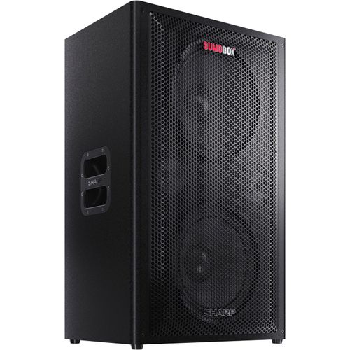 SHARP Party-Lautsprecher "Sumobox Pro", schwarz, B:45,5cm H:69cm T:35cm, Lautsprecher