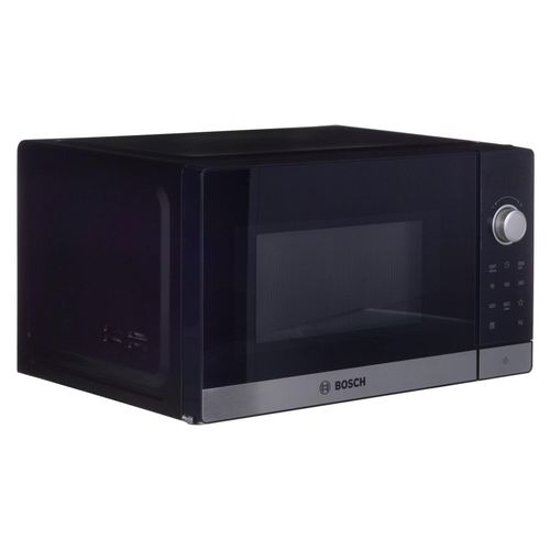 Bosch FFL023MS2 Mikrowelle Arbeitsplatte Solo-Mikrowelle 20 l 800 W Schwarz, Edelstahl