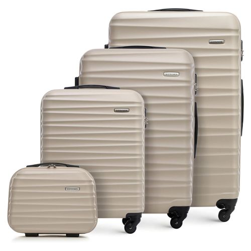 WITTCHEN Reisekoffer 4er Koffer-Set Rollkoffer Trolley Handgepäck Gepäck Reiseko