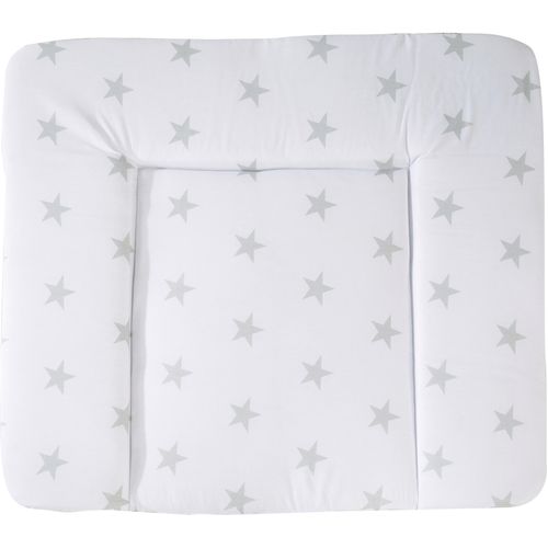 Wickelauflage ROBA "Little Stars, weiß", grau (weiß, grau), B:85cm L:75cm, Baumwolle, Polyester, Wickelauflagen, Wickelauflage