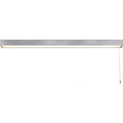 SEARCHLIGHT Wandleuchte "Venti Wall Light - Polished Chrome & Frosted Polycarbonate", silber (chrom und weiß), 1, H: 4,5cm, 1 Stk., Leuchten, Wandleuchte