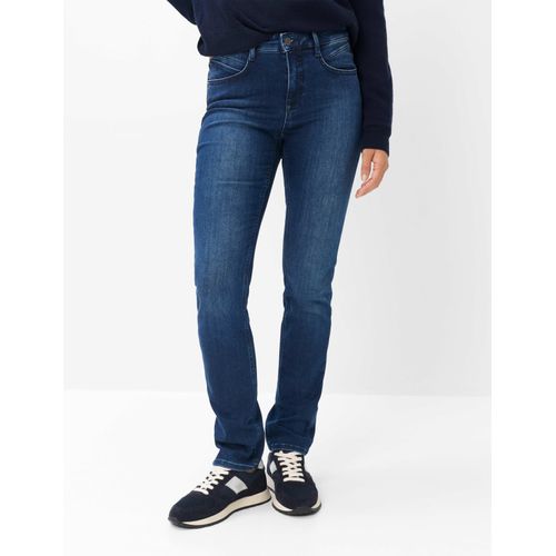 Brax Damen Five-Pocket-Hose Style MARY USED REGULAR BLUE, denim blau regular, Gr. 38L