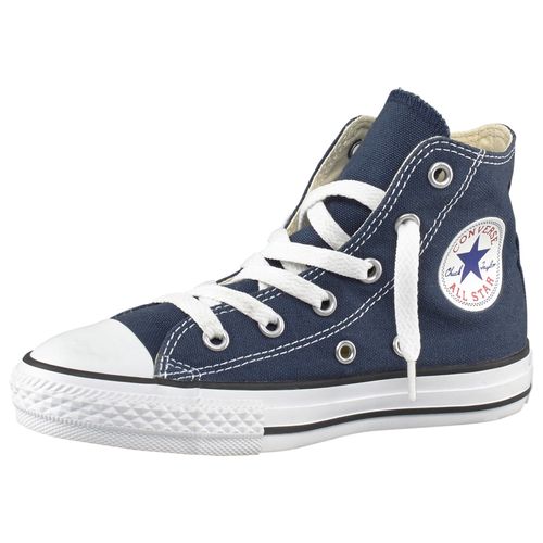 Sneaker CONVERSE "Kinder Chuck Taylor Hi", Kinder, Gr. 29, blau (marine), Textil, Schuhe Skaterschuh Sneakerboots Canvassneaker Sneaker high, für Kinder