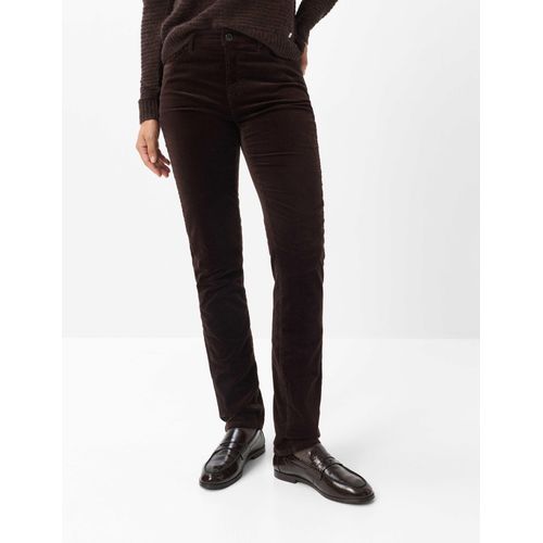 Brax Damen Five-Pocket-Hose Style MARY BRUNETTE, dunkelbraun, Gr. 36K