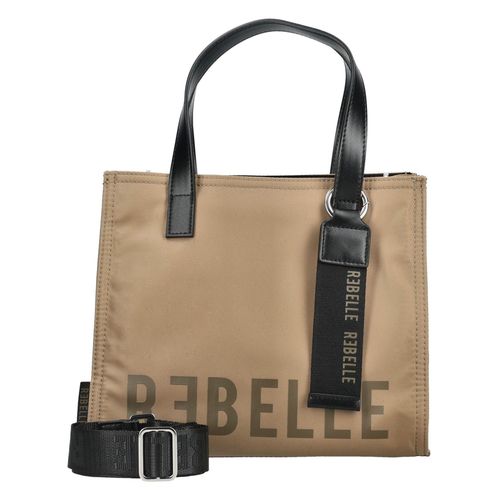 Shopper REBELLE "REBELLE Taschen Nylon", Damen, Gr. onesize, beige, Nylon, Taschen Shopper
