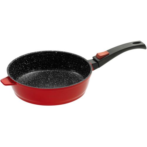 Bratpfanne KING, rot, Ø:28cm, Pfannen, Bratpfanne, Induktion