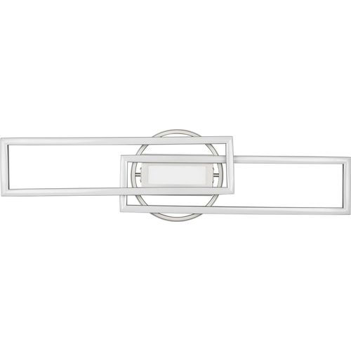 Reality Leuchten LED Deckenleuchte Twister nickel
